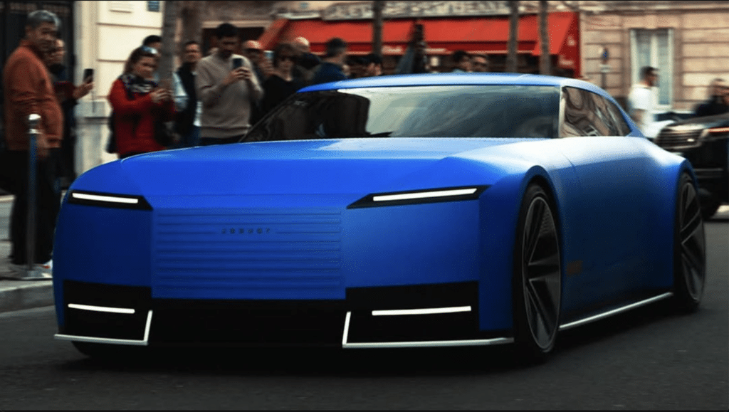 Jaguar’s Type 00 Electrifies Paris Fashion Week as Barry Keoghan Steps Out Rawdon Glover JLR Jaguar EV Vehicles Electric Vehicle